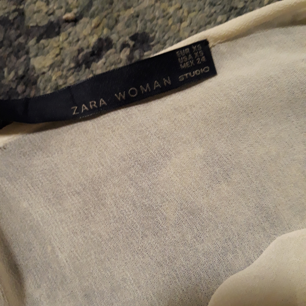 Zara Woman Studio Off-White Blouse